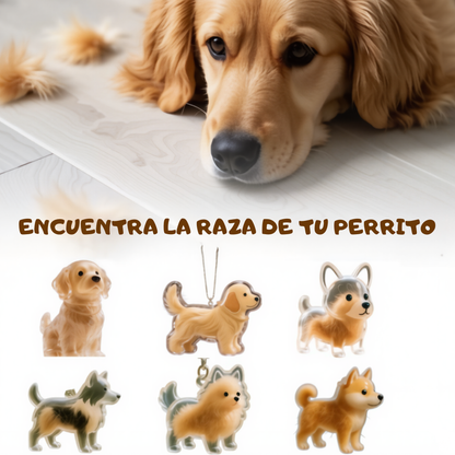 Llavero con su pelo. Su esencia donde vayas.